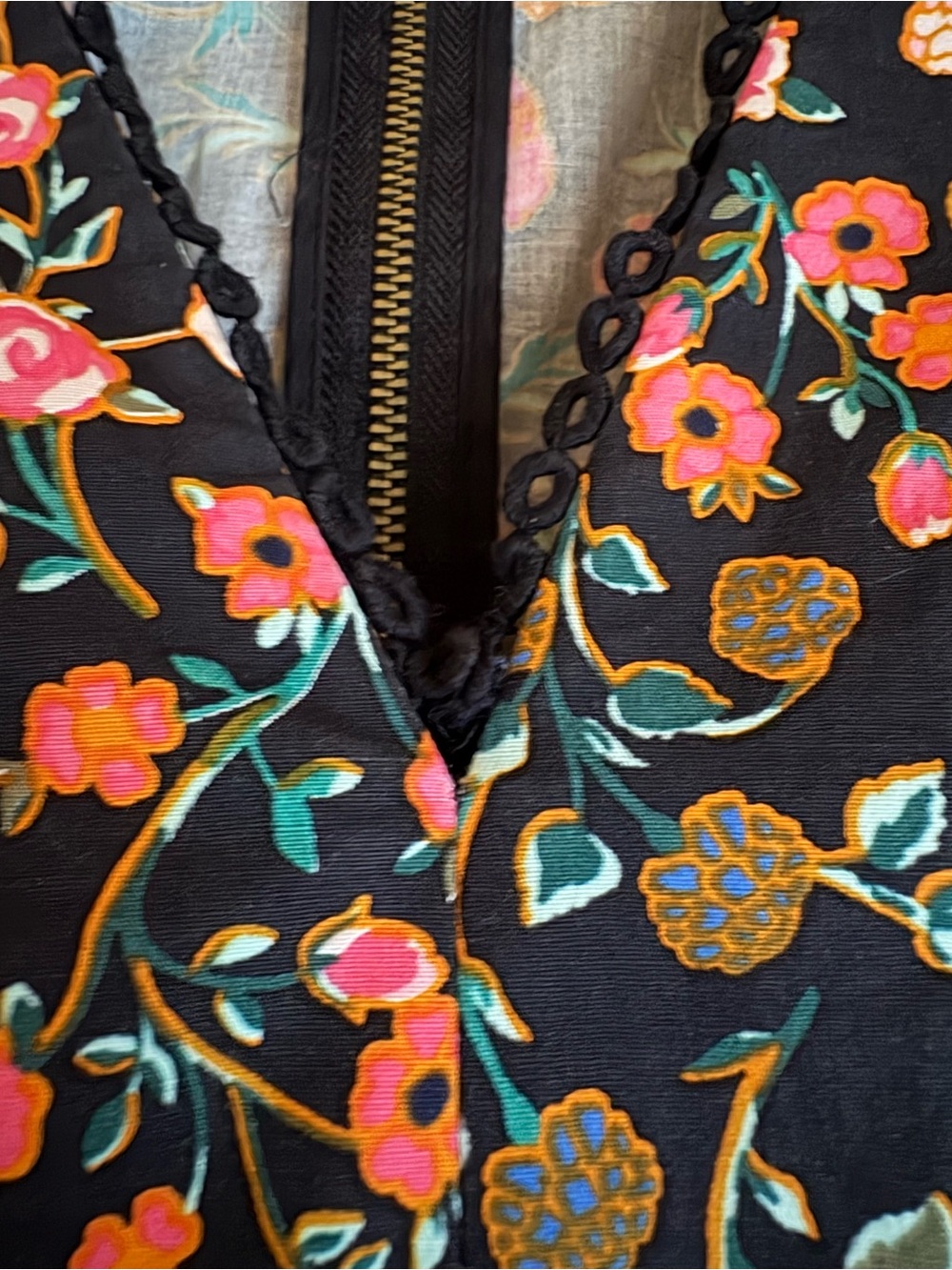 Kate Spade Whimsical Floral Fit & Flare Dress Size 0 Cottagecore Wedding Guest - Picture 8 of 10
